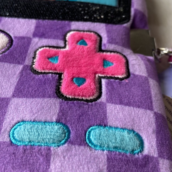 Claire’s lock diary gameboy video game notebook journal purple plushie girls - Picture 3 of 16